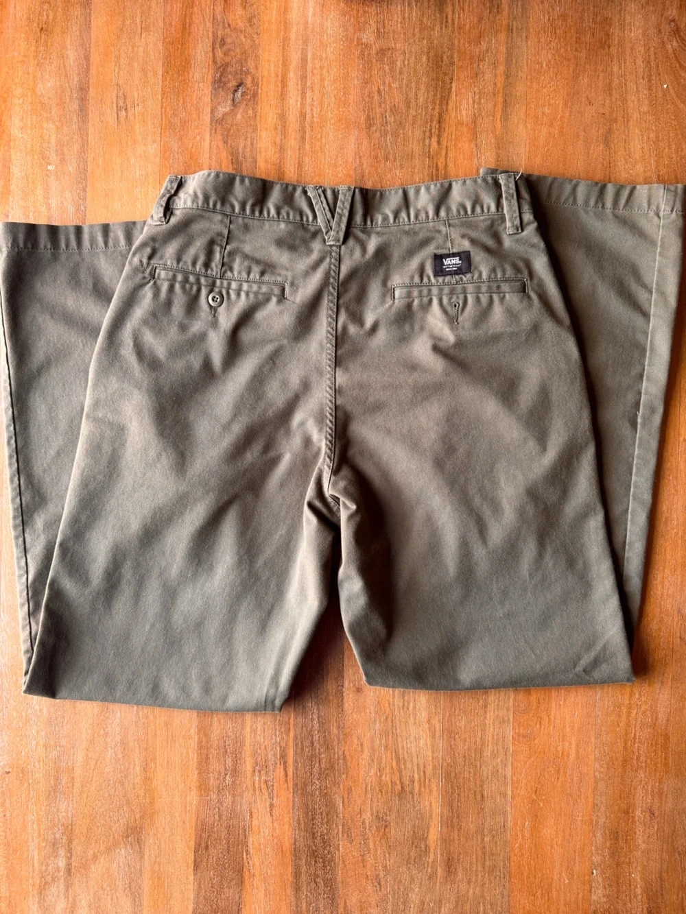 Vans Men's Chino Pants in Olive green size 30